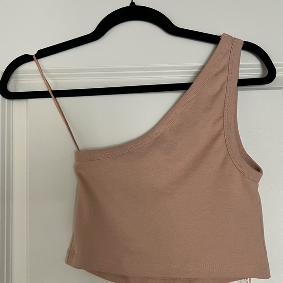 ZARA: NEVER WORN~one shoulder crop top [SIZE:S] - Picture 3 of 4